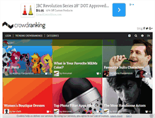 Tablet Screenshot of crowdranking.com